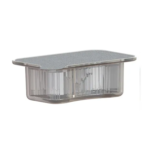 Transparenter Primärcontainer mit Deckel